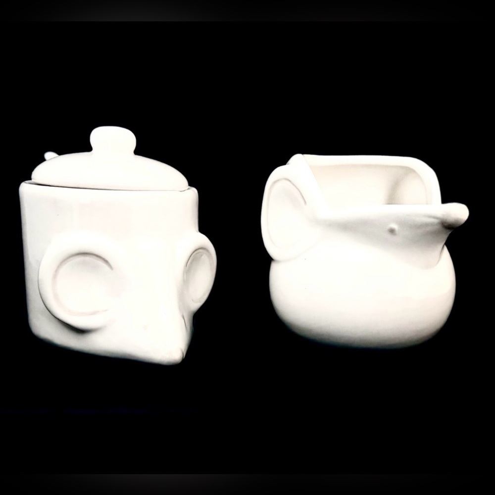 New!! Giftcraft Mouse Cream and Sugar Set Country Kitchen Decor Mice Adorable